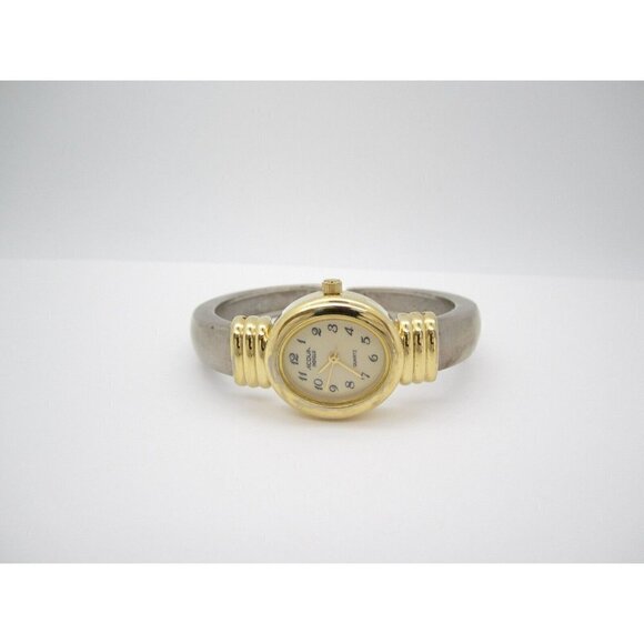 Women's Acqua Indiglo Quartz WR Analog 24mm Dial Causal Cuff Bangle Watch (F281) - Picture 7 of 8